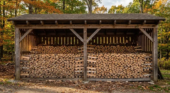 Укладка дров в Яковлевском, проспект Каминная, 6